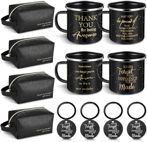 DERTE 12 Pcs Thank You Gifts for Men Employee Appreciation Gift