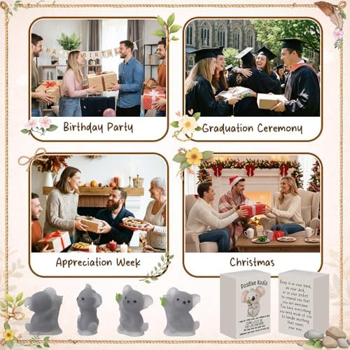 24 Sets Positive Gifts Koala Australian Party Favors