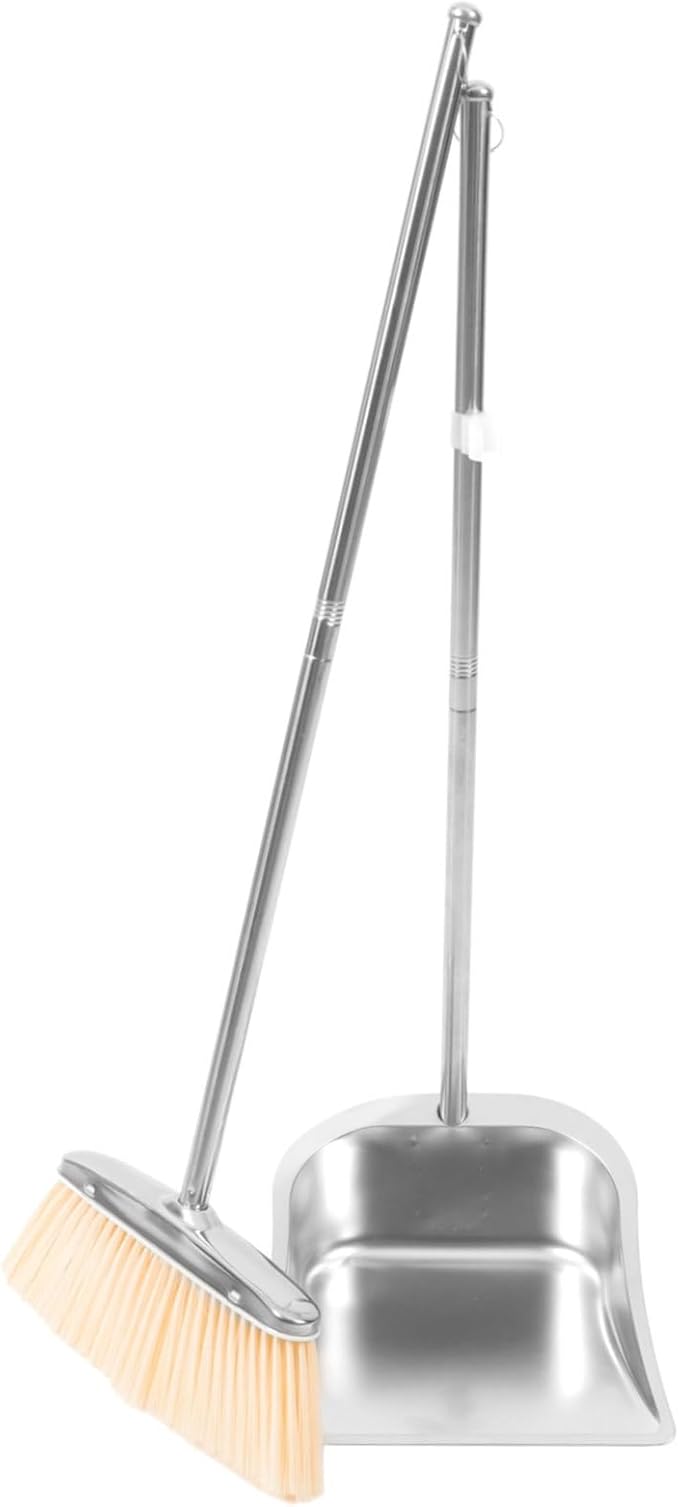 BESTYASH 1Set Broom and Dustpan for Home Cleaning Room Cleaning Shovel with Long Handle for Easy Indoor Outdoor Use for and Housewarming