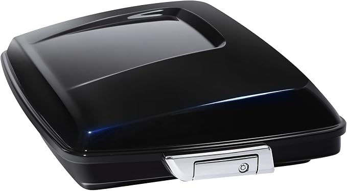 Razor Motorcycle Trunk W/Latch Key Fit For Harley 2014-2025 Touring CVO Road King Street Glide Electra Glide Ultra Limited Pack Mako Shark Fade