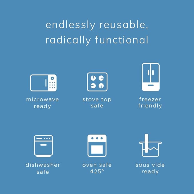 Stasher Platinum Silicone Food Grade Reusable Storage Bag, Clear (Stand-Up Mid) | Reduce Single-Use Plastic | Cook, Store, Sous Vide, or Freeze | Leakproof, Dishwasher-Safe, Eco-friendly | 56 Oz