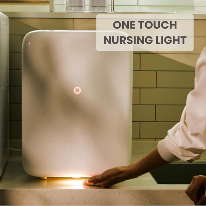 NEW UPANG Signature2 Plus LED Baby Bottle Sanitizer (UP920A+) (Milk White) & Toothbrush Holder Set