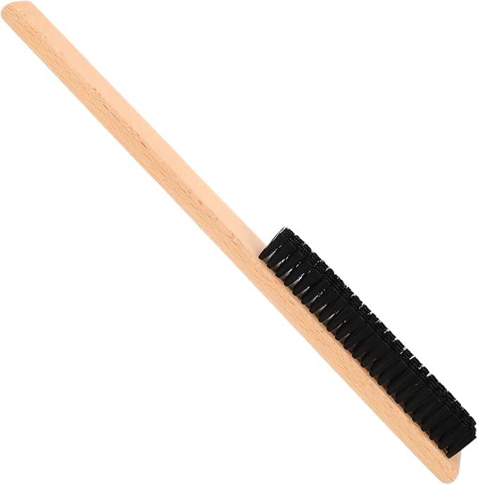 BESPORTBLE 3pcs Clothing Bristle Brush Wood Handle Multi-Purpose Scrub Brush for Clothes Hats and Shoes Cleaning Tool for Home Use and Hotel Supplies