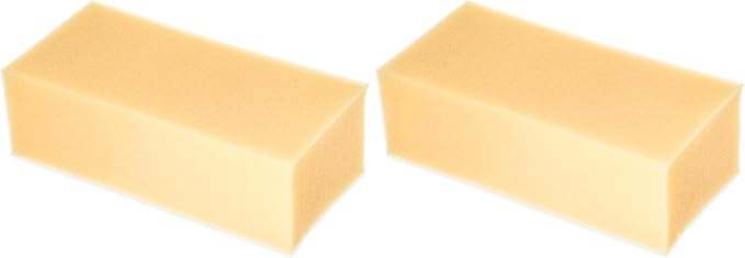 Carlisle FoodService Products 36550100 Commercial Cleaning/Washing Foam Sponge, 8.25", Yellow (Pack of 2)