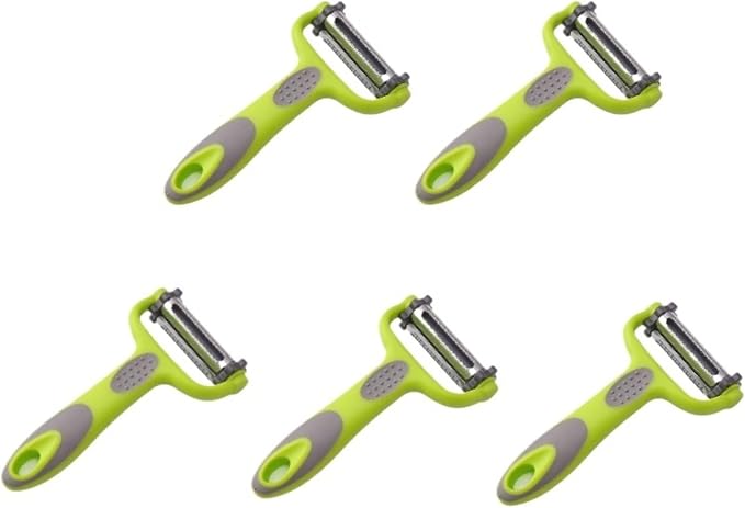 3 In 1 Vegetable and Fruit Peeler - Multifunctional Slicer Grater Kitchen Tool for Efficient Cooking(5Pcs)