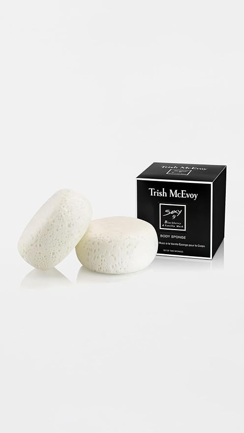 Trish McEvoy Sexy 9 BlackBerry & Vanilla Musk Body Sponge Duo