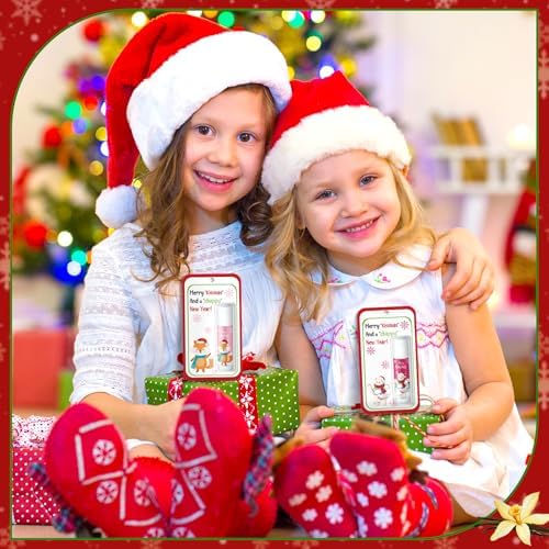 10 Pack Christmas Lip Balms Bulk Cute Christmas Party Gifts Favors