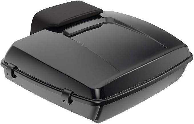 Advanblack Road Glide Tour Trunk Pack Midnight Pearl Razor Tour Trunk Pack Backrest Pad for '97-'25 Harley Touring Road King Street Glide Electra Glide CVO Models