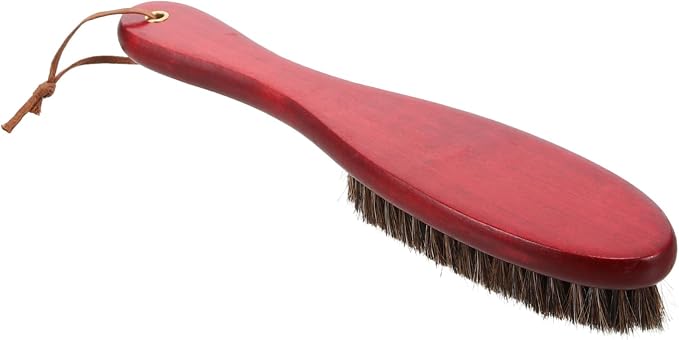 NOLITOY 3pcs Handle Horsehair Shoe Brush for Cleaning Shoes Cleaning Tool Compact Design for Household Use Soft Bristle