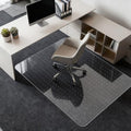 Kuyal Desk Chair Mat for Carpet, 30'' x 48'' Rectangle Transparent Mats