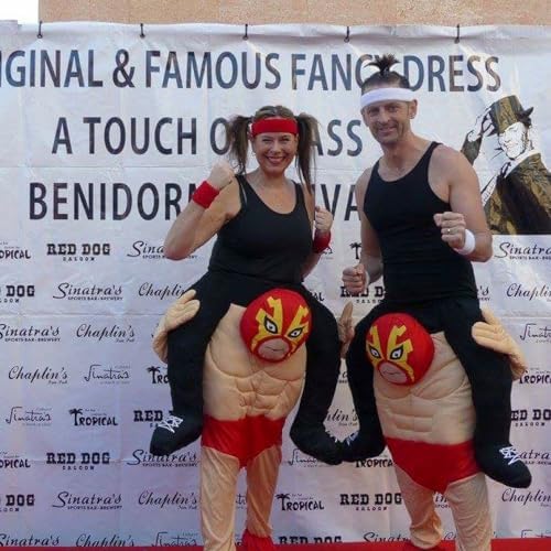 Morph Costumes Adults Piggyback Funny Characters Ride on Halloween Costumes for Adults