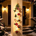 Glowing Christmas Door Hanger,Lighted Christmas Door Hanger Decorations(5#)