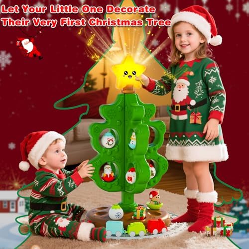 My First Christmas Tree Birthday Xmas Gifts for Little Kids