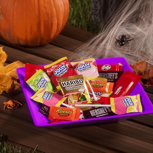 HERSHEY'S Miniatures Assorted Flavored, Halloween Candy Bulk Bag, 31.55 oz (100 Pieces)