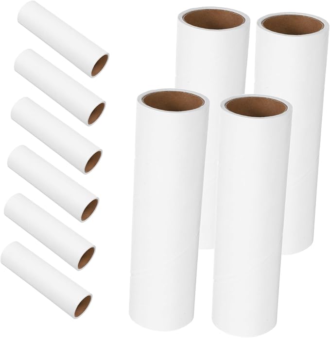 10rolls Sticky Lint Roller Refills for Pets Heavy-Duty Adhesive Roller Replacement Parts for Lint Pet Hair Remover