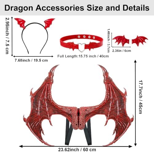 Couples Halloween Costumes for Adults, Dragon Donkey Costume Set