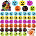 Libima 50 Pcs Halloween Pumpkin Balls Bulk Colorful Toy