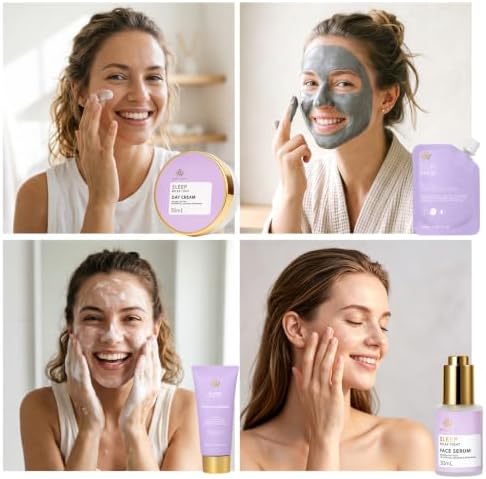 Gifts for Women, 35 Pcs Lavender Bath & Body Gift Basket, Get Well Soon Set