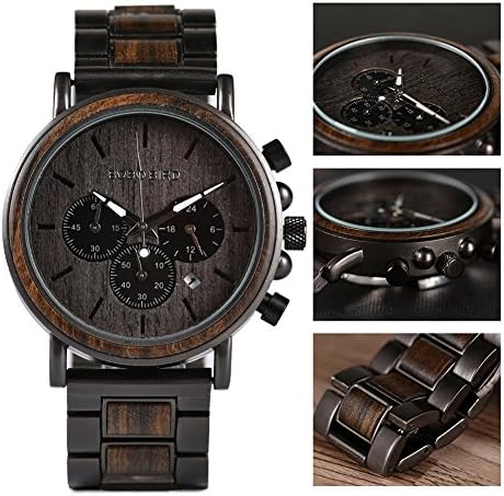 2win Engraved Wooden Watch for Boyfriend My MAN Fiancé Husband Customized Personalized Wood Watches for Men Birthday Anniversary Personalized Watch