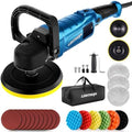 LDHTHOPI Buffer Polisher, 1800W 6 inch/7 inch Rotary Buffer Polisher Waxer, 2026 Upgraded 750-3100RPM Car Buffers and Polishers with 6 Variable Speeds, for Car, Boat, Furniture, Floor