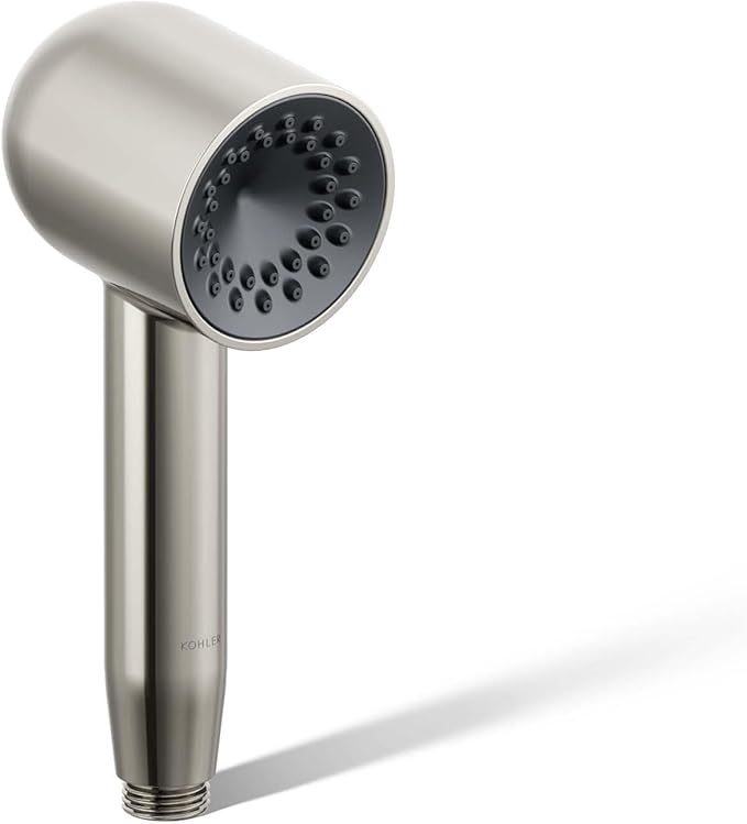 KOHLER 26286-G-SN Statement Single-Function HAND SHOWER, Maximum Spray Performance with an Easy-to-clean Surface, Vibrant Polished Nickel, 1.75 GPM