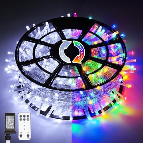JMEXSUSS Christmas Lights, 600 LED 168FT Color Changing String Lights
