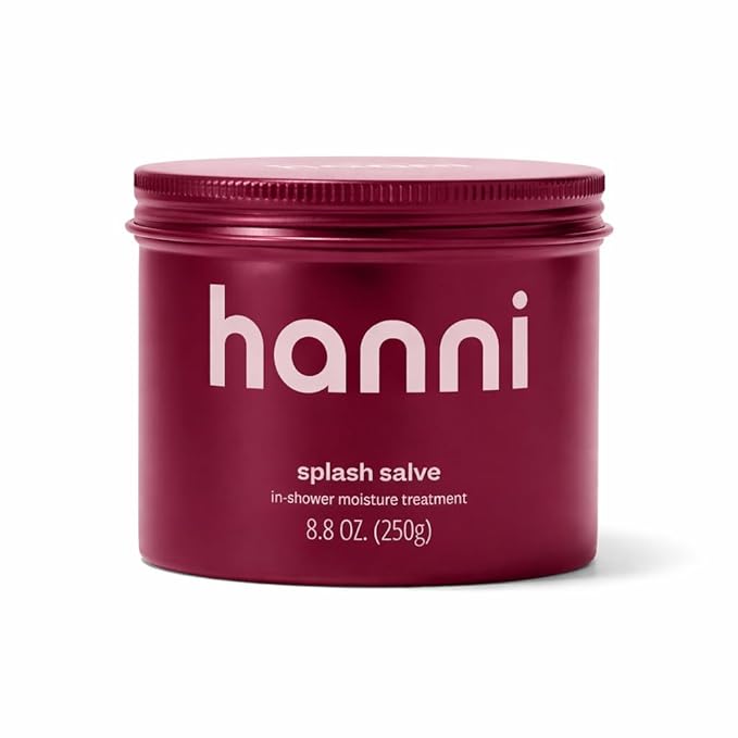 HANNI Splash Salve Body Mask, In-Shower Moisturizer with Coconut, Jojoba, Shea Butter & Glycerin, Deep Conditioning for All Skin Types, 250 mL / 8.8 oz