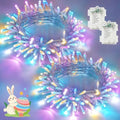 2 Pack 100 LED Easter Lights Battery Operated String Twinkle Fairy Lights