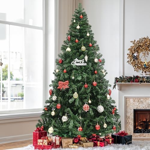 YITAHOME 9ft Green Spruce Artificial Christmas Tree with 2028 Branch Tips