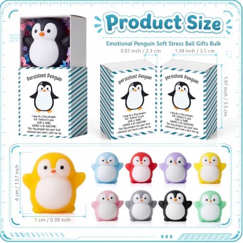 36 Sets Persistent Penguin Gifts Positive Party Favors with Boxes