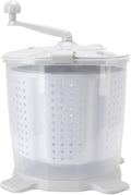Portable Washing Machine 2 in 1 Hand Crank Mini Clothes Spin Dryer for Dorms, Apartments, Camping, RV - Washer and Dryer - Manual Non Electric