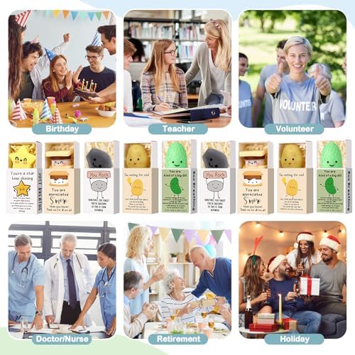 100 Sets Appreciation Gifts for Coworkers Employees Staff Mixed 5 Styles