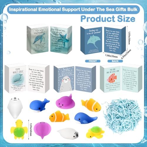 20 Sets Positive Gifts Animal Birthday Party Favors with Support Boxes