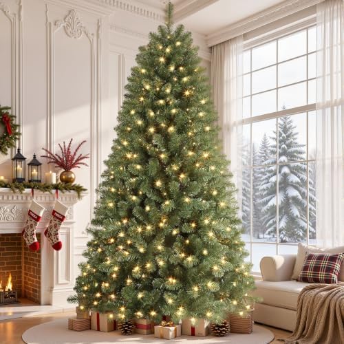 SHareconn 6ft Prelit Artificial Classic Spruce Christmas Tree