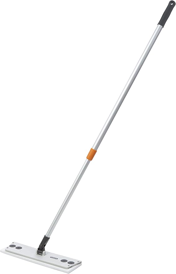 Superio Miracle Mop with 3 Magic Eraser Refils - Melamine Sponge Replacements- Telescopic Handle, Velcro Mop Head, Chemical-Free Cleaning for Tile, Vinyl, Marble, Stone