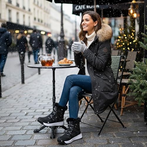 AIRHAS Women's Warm Snow Boots Cold Weather Winter Boots