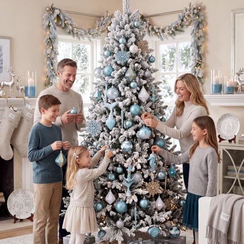 Valery Madelyn 60ct Christmas Ball Ornaments Tree Decorations Set