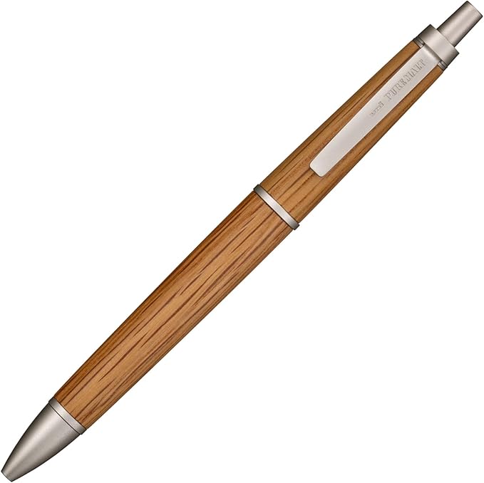 Uni Pure Malt Jetstream Inside Single Ballpoint Pen, 0.5 mm Fine Point, Natural Oak, Black Oil-Based Ink, SXNPM05.70