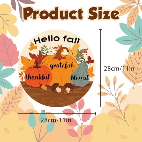Fall Decorations for Home - Welcome Sign for Front Door