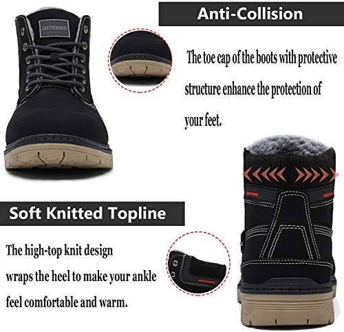 Eagsouni Mens Womens Winter Snow Boots