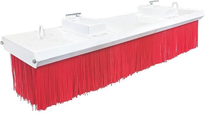 Titan Attachments Fork Lift Broom Attachment 5' 173 lb. Replaceable Bristles