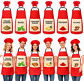 Halloween Spice Condiments Apron & Hat