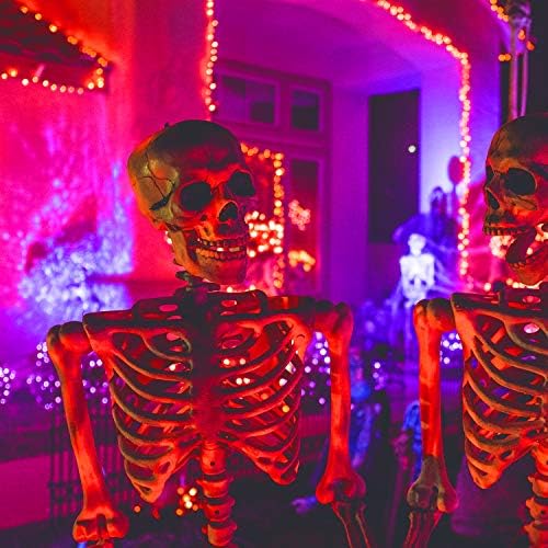 Brightown 12 Pack Purple Fairy Lights Battery Operated for Halloween Decor