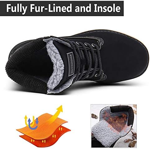 Eagsouni Mens Womens Winter Snow Boots