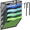 Kuntine.B Wall File Organizer Office Hanging Magazine Holder Wall File Organizer for Office Home