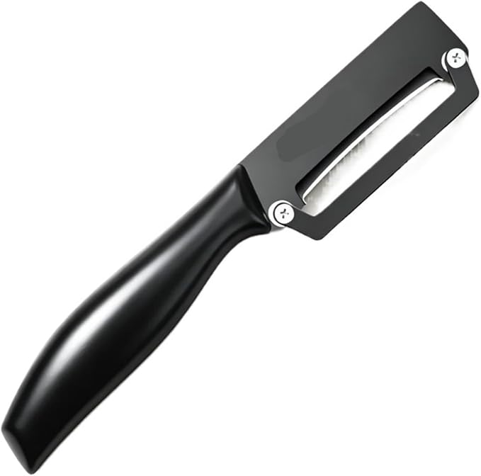 Multi-Functional Vegetable Peeler, Stainless Steel Grater for Potato Carrot Fruit, Kitchen Accessories(Black 1pc)