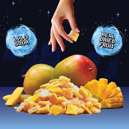 Final Boss Sour, Sour Fruit Chews (1 Pack, Blue Raspberry Mango)