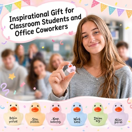 Thenshop 36 Pcs Positive Gifts You're Ducking Great Party Favors