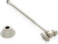 Signature Hardware 446658 Corrugated Toilet Supply Kit with 5/8" OD X 3/8" OD Angle Stop