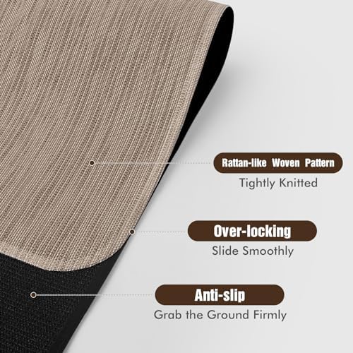 Blvornl Office Chair Mat for Hardwood Floor, Computer Chair Mat, 47.2"x 60"